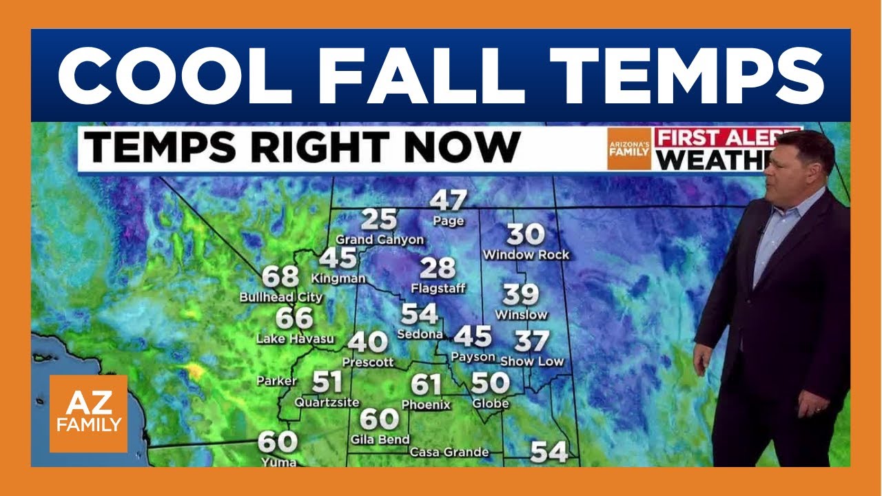 Cool fall temperatures round out the week for Arizona
