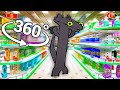 Toothless dragon dancing  supermarket in 360  vr  4k   toothless dancing meme 