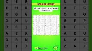 SOPA De LETRAS /Juegos para ADULTO MAYOR / Cogni Quiz / Niveles: FACIL, MEDIO, DIFICIL screenshot 2