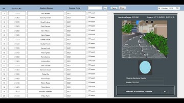 How to create Attendance Register in C#