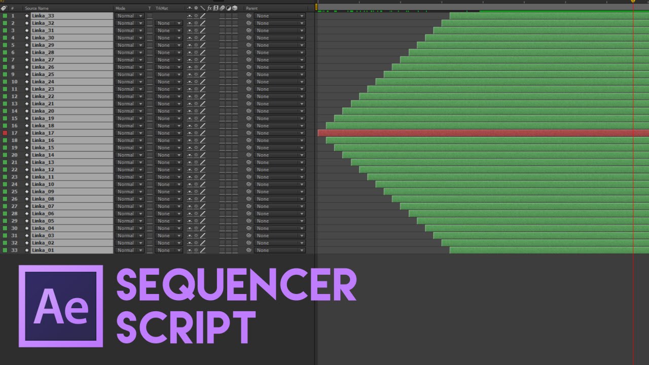 download sequencer script for after effects