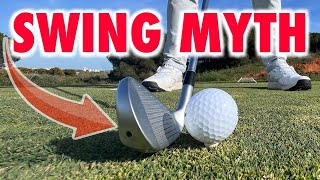 The golf lesson that destroys your iron play that they still teach (golf swing tip)