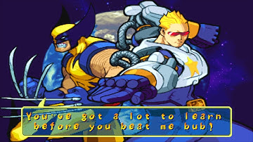 Marvel VS Capcom 1 - Wolverine/Captain Commando - Expert Difficulty Playthrough