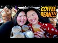 I Tried THE BEST Coffee Bean Drinks Mukbang (First Impression) 먹방 Eating Show + Playing Games!!!