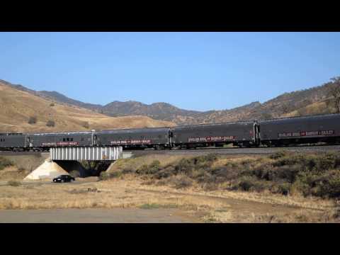 UP Bringing the Circus Train through Tehachapi, 7-7-15..