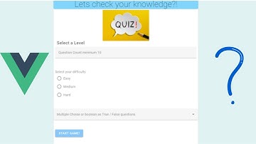 Build a Quiz Vue.js App with Vuetify and Vuex Part 1