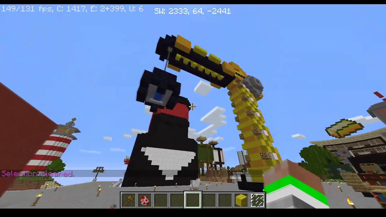 Steamhouse - Crane animation with Structure blocks