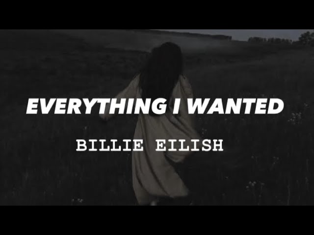 Everything I Wanted - Billie Eilish ( slowed + reverb + lyrics ) class=