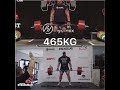 Who pulled 465kg easier? EDDIE HALL or THOR