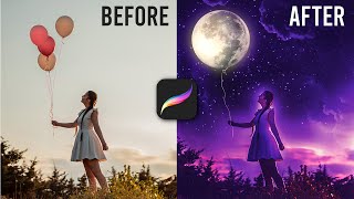 Photo Manipulation in Procreate - Turn Your Photo into a Fantasy Poster screenshot 2
