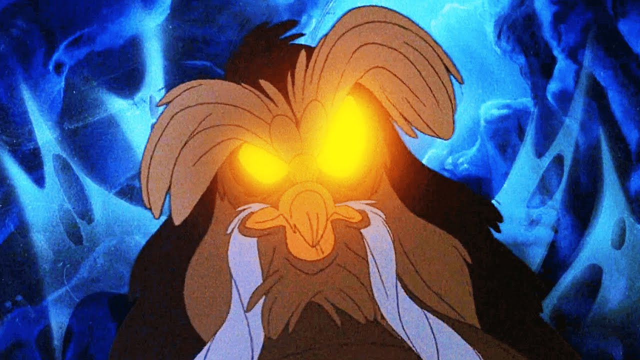 THE SECRET OF NIMH Clip   The Great Owl 1982