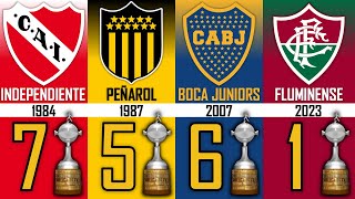 🏆 Todos los CAMPEONES de la COPA CONMEBOL LIBERTADORES | 1960 - 2023