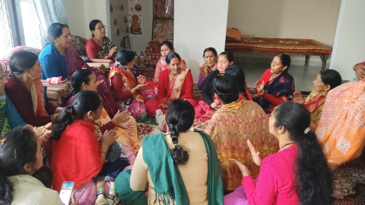 🙏तीर्थ यात्रा से आकर घर पर कराए कीर्तन भजन || 🌺🌺👍👌💯💯