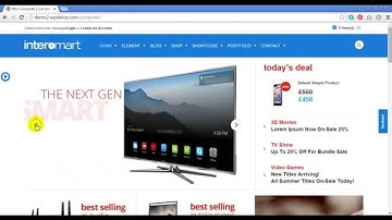WooCommerce Responsive Theme - Computer Preview