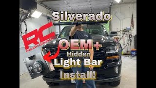 Rough Country Hidden Light Bar Install on Chevy Silverado!