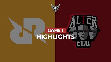 Game Highlight | RRQ Hoshi VS Alter Ego | MPL ID S6 Week 8 Day 1 | Game 1