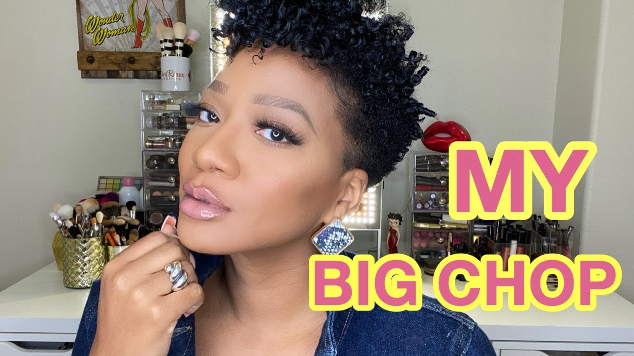 BIG CHOP...after growing my hair 4 years - YouTube