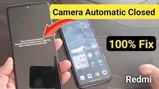 How to Fix can't connect to camera problem in redmi | miui 14 camera crash screenshot 4