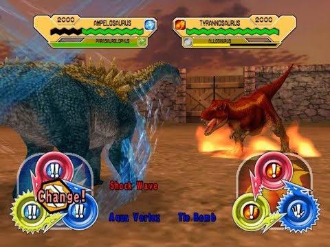 Dinosaur King Arcade Game 恐竜キング - Ampelosaurus VS the Alpha Fortress [Hard]