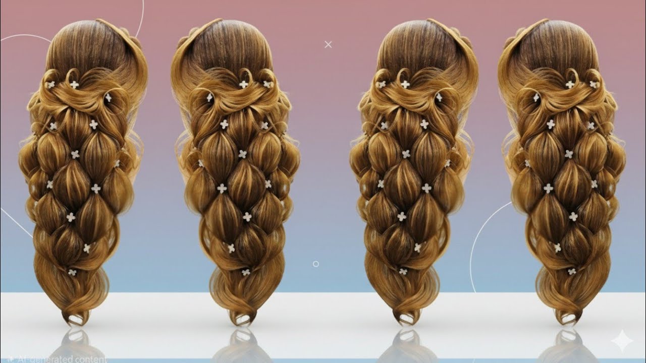 CREATIVE MERMAID HAIRSTYLE 