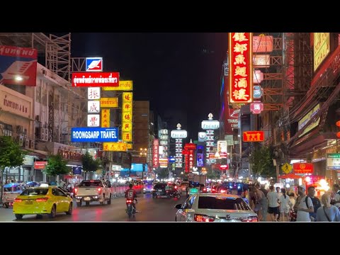 Видео: Таиланд Бангкок гуляем по Чайна таун Много еды и людей Bangkok China Town Traveling around Thailand