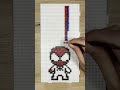Spider-Man Chibi ! #hamabeads #perlerbeads #artkalbeads #pixelart #marvel #spiderman #shorts