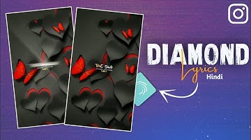 New viral diamond flash lyrics Status tutorial | Alightmotion | Technical Mahatma