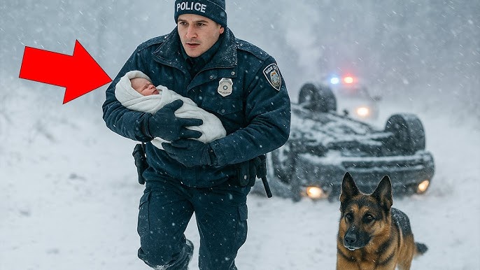 Officer and His K9 Found a Newborn Baby Abandoned in a Snowstorm —Then  Froze After Reading the Note - YouTube