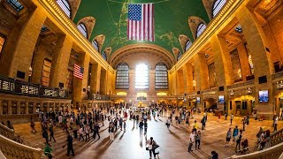 Walking Tour of Grand Central Terminal - New York City 【4K】🇺🇸