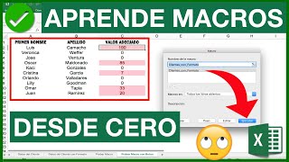 Como Crear MACROS  en EXCEL Tutorial ?