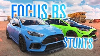 FORD FOCUS RS STUNTS & DRIFT MODE? | Forza Horizon 3 w/ The Nobeds