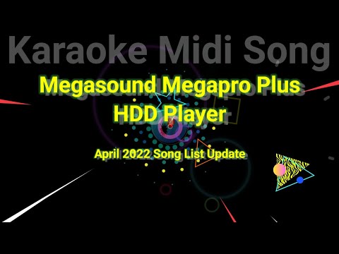 Megapro Plus Megasound HDD Song List for April 2022 Update