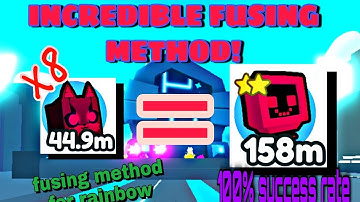 NEW FUSING METHOD! | HOW TO EASILY GET AN RB HAPPY COMPUTER AND GOLDEN TECHNO CAT IN PET SIMULATOR X