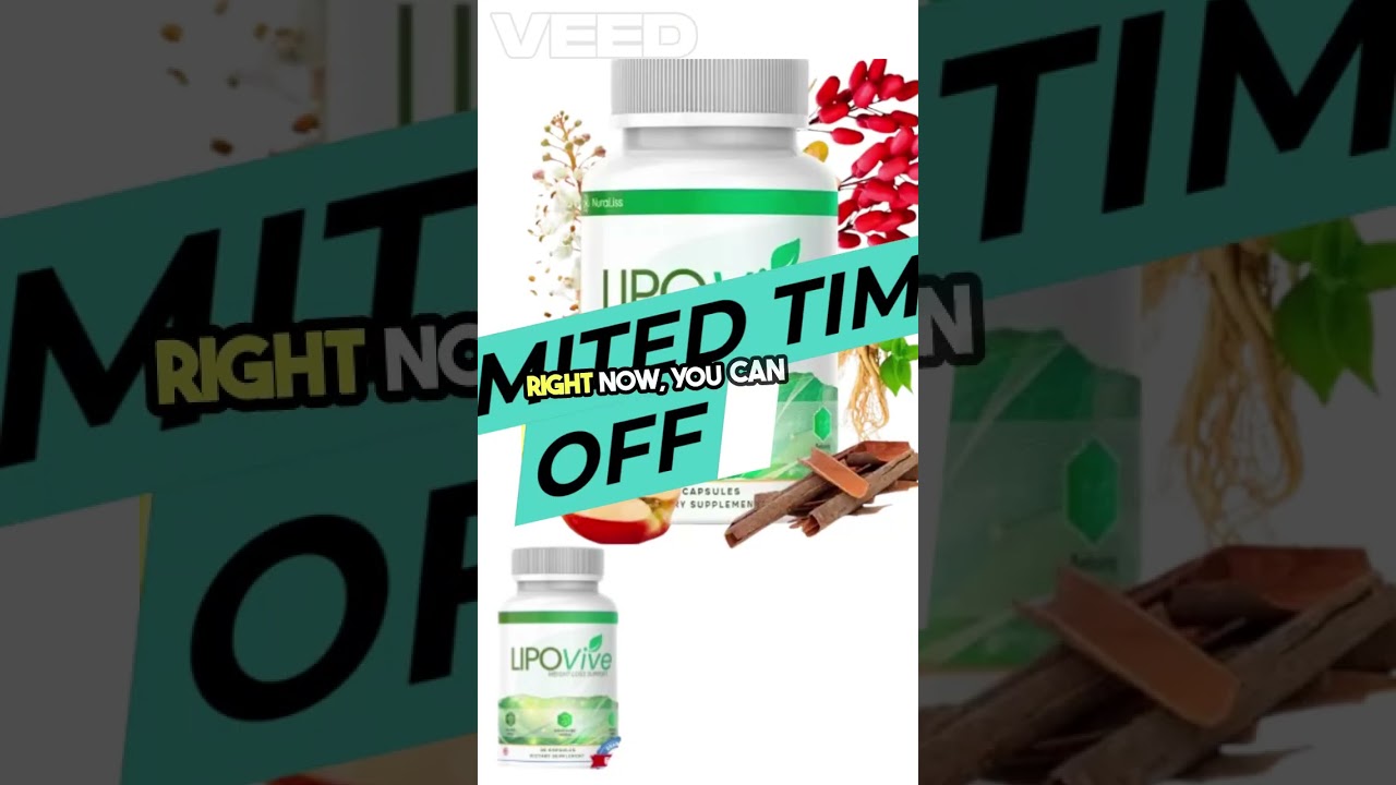 LipoVive Supports Weight Loss Naturally | Boost Metabolism & Burn Fat | Limited-Time Offer