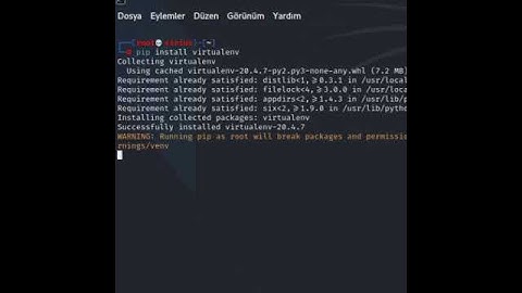How to create a virtualenv on Kali Linux #Shorts