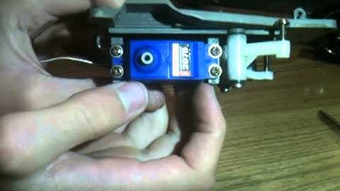 How to install a servo onto a traxxas 2wd rc