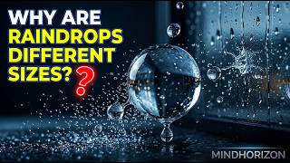 Why Are Raindrops Different Sizes#Rain #Science #Physics  #ScienceFacts #Atmosphere #NatureScience