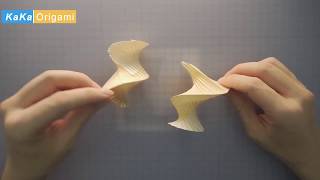 Origami "Conch", children exercise manual