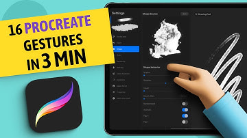 16 Procreate Gestures In 3 MIN | For Beginners