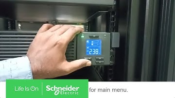 How to Check Logs in UPS SRV6KL-IN Through Display | Schneider Electric Support