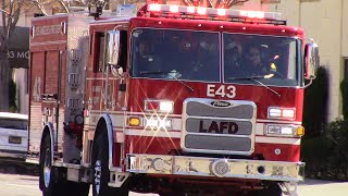LAFD Engine 43 Responding