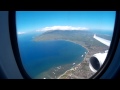 Hawaiian Airlines A330 - Kahului Maui Approach and Landing