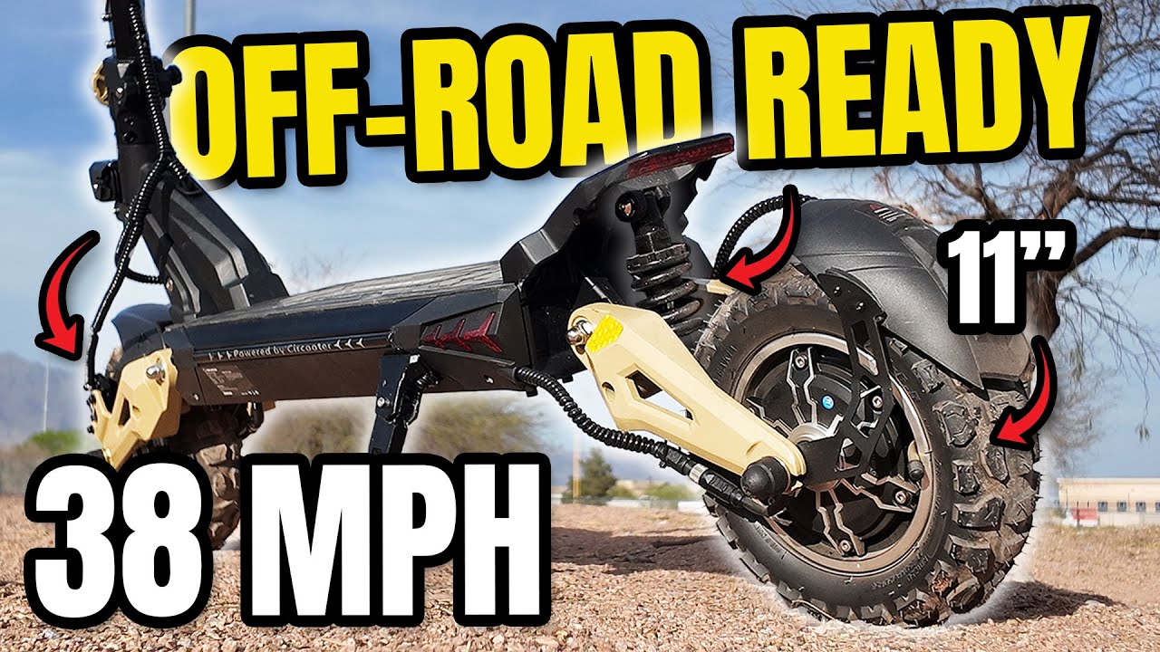 Watch RK9 Rides review Circooter Cruiser Pro 2400W Dual-Motor Off-Road Electric Scooter on YouTube.