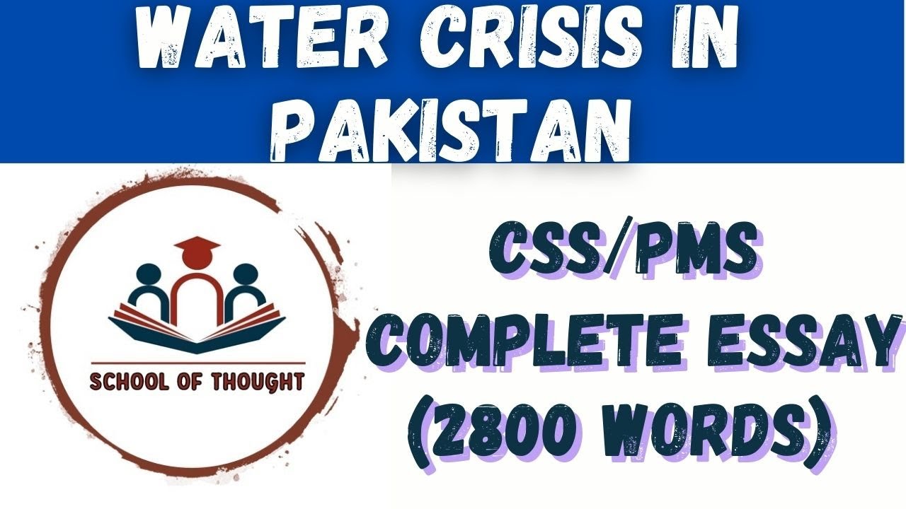 water crisis essay css