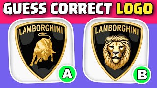 Guess The Correct Car LOGO 🚘🔥 Ultimate Car Challenge - Easy, Medium, Hard Levels