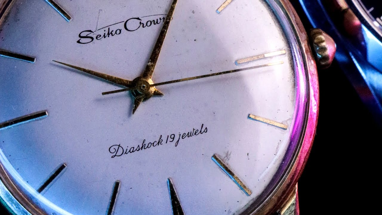 This Watch is Related to the First Grand Seiko! - Seiko Crown from 1950's -  YouTube