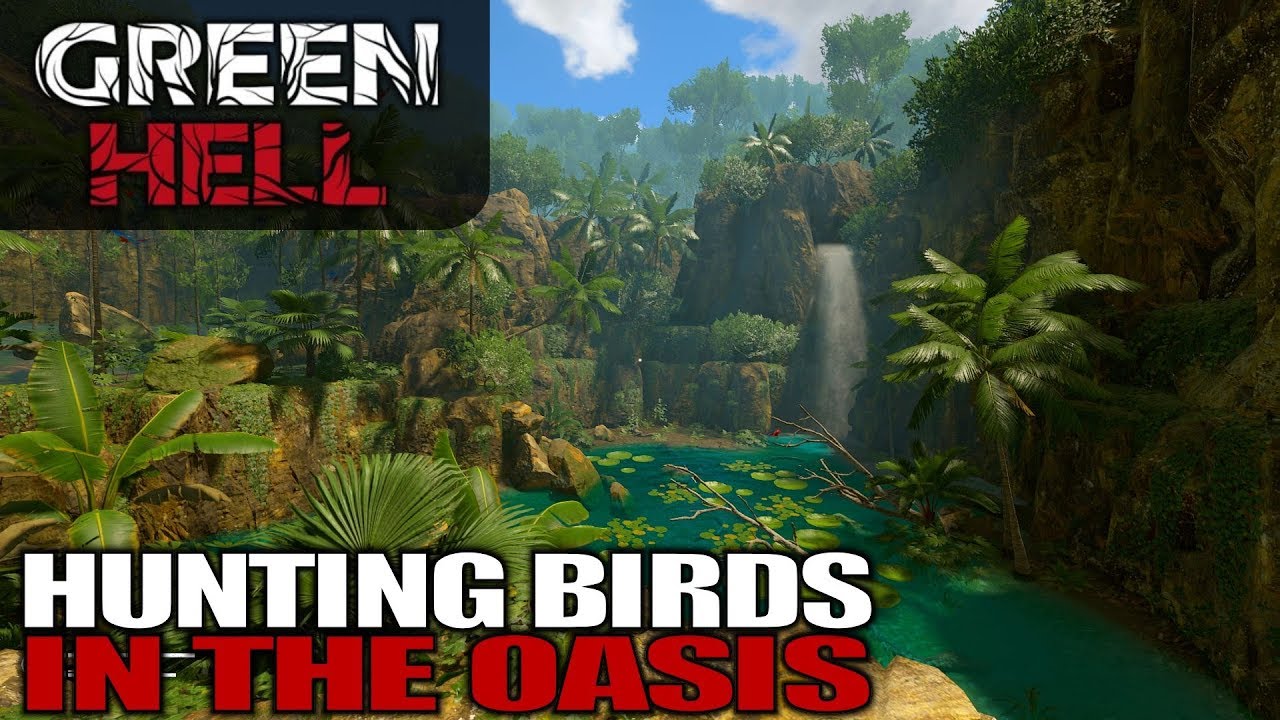 HUNTING BIRDS IN THE OASIS | Green Hell | Let's Play Gameplay | S01E25