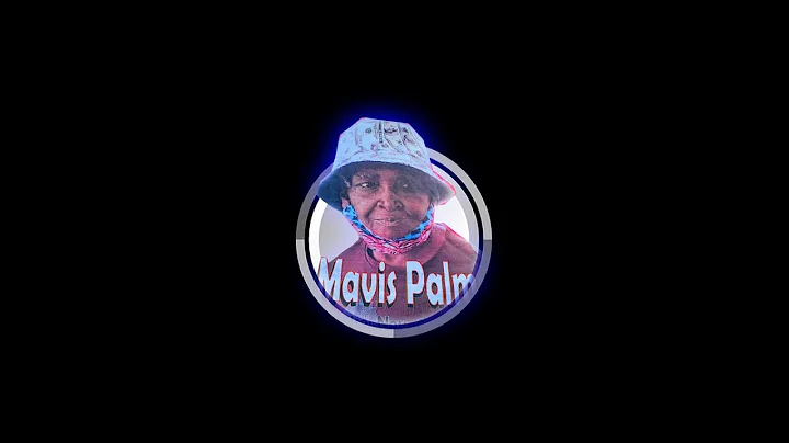 Mavis Palmer at the graveside