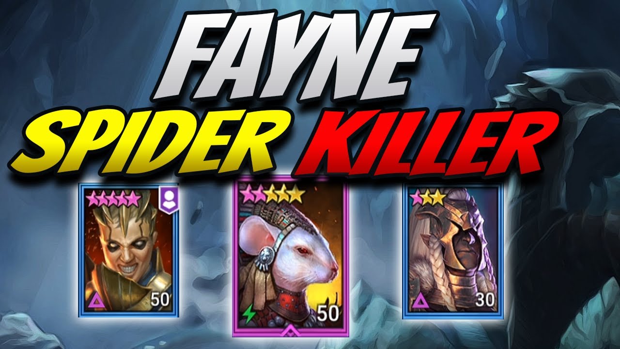 Fayne Spider 20 Easy Team Paragon Renegade Combo Raid Shadow Legends Youtube
