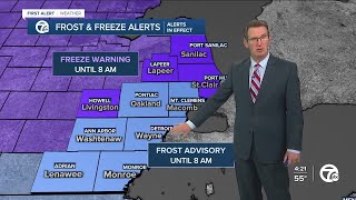 Freeze WARNING tonight